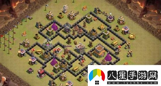 部落沖突8本神陣怎么布局部落沖突8本部落最強防御神陣2021