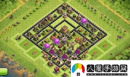 部落沖突8本神陣怎么布局部落沖突8本部落最強防御神陣2021