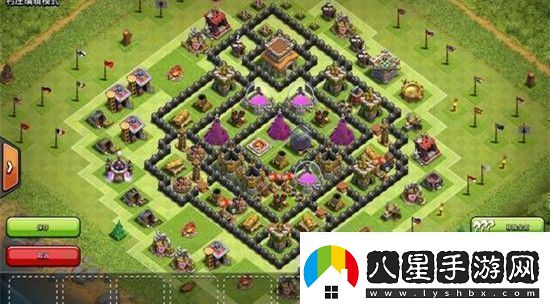 部落沖突8本神陣怎么布局部落沖突8本部落最強防御神陣2021