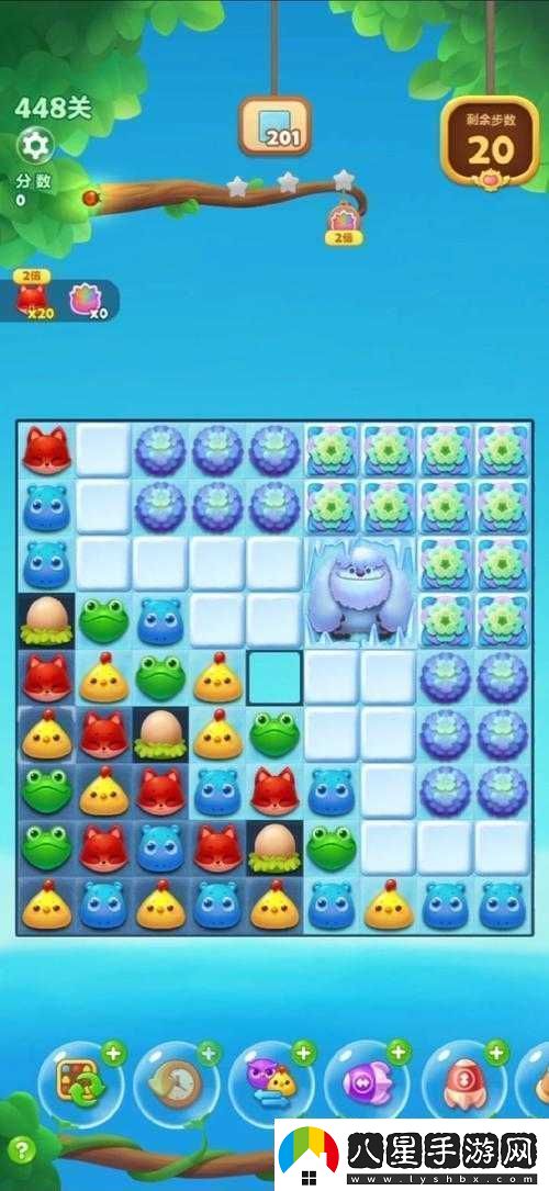 開(kāi)心消消樂(lè )488關(guān)三星通關(guān)技巧