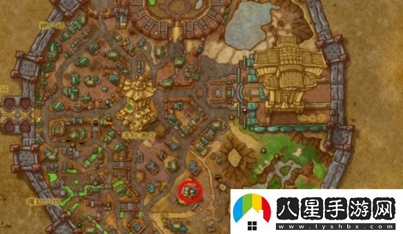 魔獸世界安德麥軍需官在哪