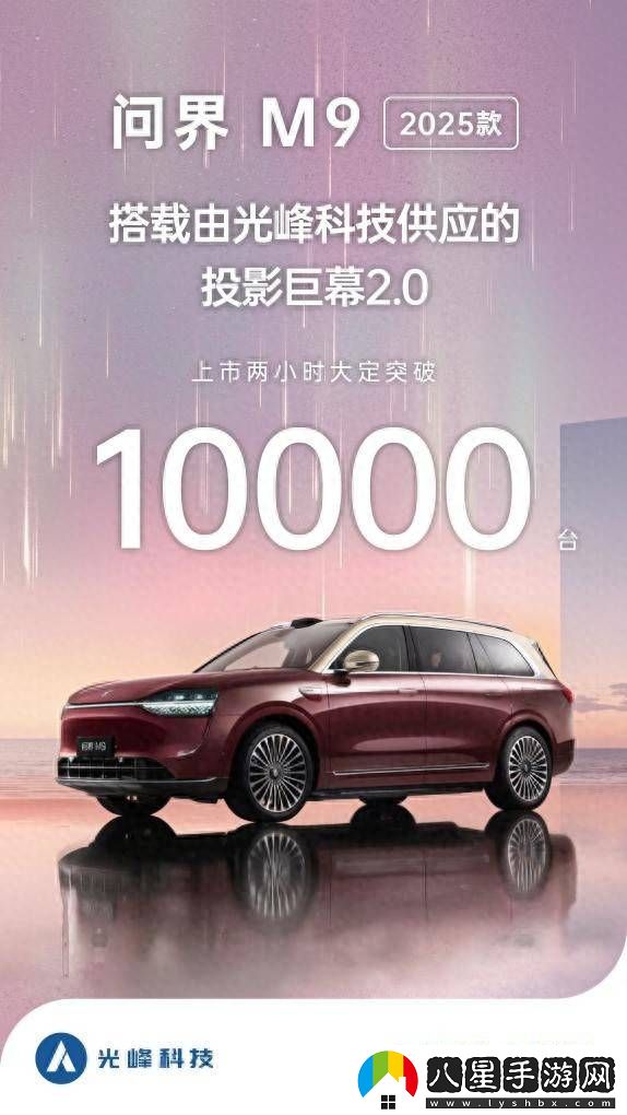 問(wèn)界M9搭載光峰科技投影巨幕2.0